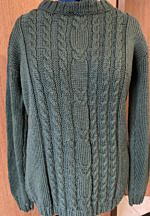 Productreview foto van klant - DROPS Alaska Uni Colour - 74 donkere klimop - Wol Garen