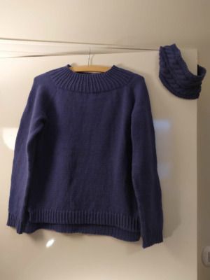 Productreview foto van klant - DROPS Karisma Uni Colour - 65 denimblauw - Wol Garen