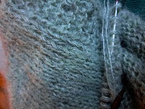 Productreview foto van klant - DROPS Brushed Alpaca Silk Uni Colour - 21 saliegroen - Wol Garen