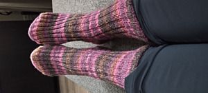 Productreview foto van klant - DROPS Fabel Long Print - 623 rose mist - Wol Garen