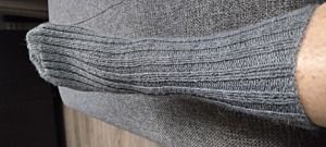 Productreview foto van klant - DROPS Nord Mix - 09 diepzee - Wol Garen
