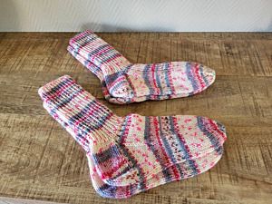 Productreview foto van klant - DROPS Fiesta Long Print - 19 vruchtenijs - Wol Garen