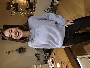 Productreview foto van klant - DROPS Kid-Silk Uni Colour - 07 licht hemelsblauw - Mohair Garen