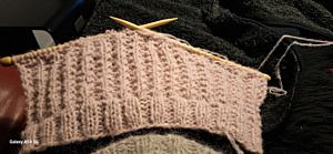 Productreview foto van klant - DROPS Brushed Alpaca Silk Uni Colour - 12 poederroze - Wol Garen