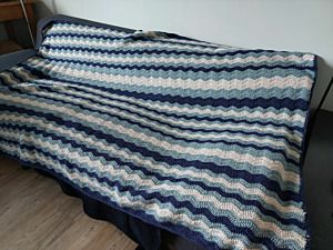 Productreview foto van klant - DROPS Nepal Uni Colour - 1709 marineblauw - Wol Garen