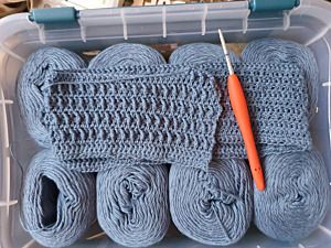 Productreview foto van klant - Scheepjes Whirlette - 869 luscious - Uni-kleur Garencake