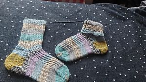 Productreview foto van klant - DROPS Fabel Print - 921 unicorn party - Wol Garen