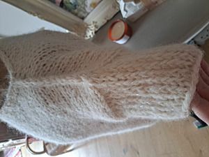 Productreview foto van klant - DROPS Brushed Alpaca Silk Uni Colour - 01 naturel - Wol Garen