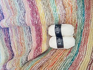 Productreview foto van klant - DROPS Alaska Uni Colour - 02 naturel - Wol Garen