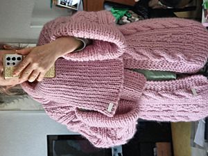Productreview foto van klant - DROPS Snow / Eskimo Uni - 31 pastelblauw - Wol Garen