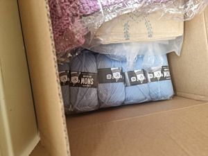 Productreview foto van klant - DROPS Snow / Eskimo Uni - 31 pastelblauw - Wol Garen