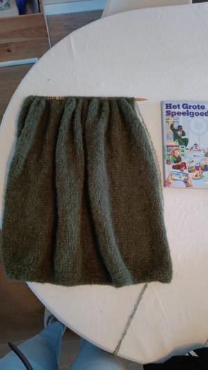 Productreview foto van klant - DROPS Brushed Alpaca Silk Uni Colour - 32 mosgroen - Wol Garen
