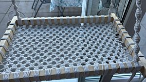 Productreview foto van klant - Katia Macramé Cord - 115 wit - Katoen Garen
