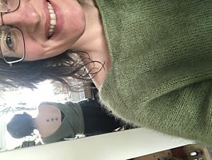 Productreview foto van klant - DROPS Kid-Silk Uni Colour - 18 appelgroen - Mohair Garen