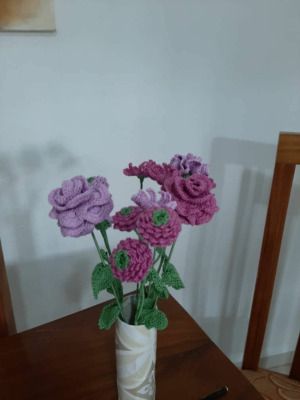 Productreview foto van klant - Scheepjes Maxi Sugar Rush - 226 light orchid - Katoen Garen