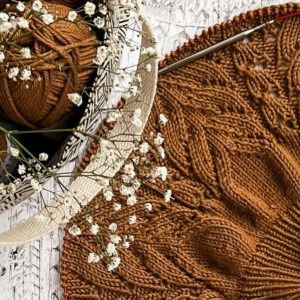 Productreview foto van klant - DROPS Daisy Uni Colour - 12 caramel - Merino Garen