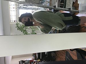 Productreview foto van klant - DROPS Kid-Silk Uni Colour - 18 appelgroen - Mohair Garen