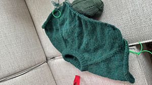 Productreview foto van klant - DROPS Brushed Alpaca Silk Uni Colour - 11 bosgroen - Wol Garen