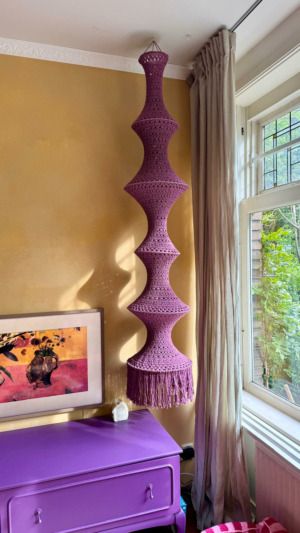 Productreview foto van klant - DROPS Paris Uni Colour - 60 mauve - Katoen Garen