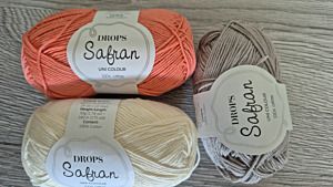 Productreview foto van klant - DROPS Safran Uni Colour - 07 grijs - Katoen Garen