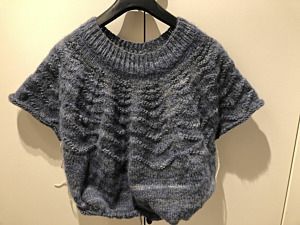 Productreview foto van klant - DROPS Brushed Alpaca Silk Uni Colour - 13 denimblauw - Wol Garen