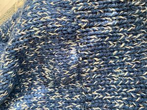 Productreview foto van klant - DROPS Fabel Print - 522 turkoois/blauw - Wol Garen