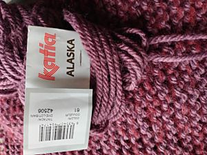 Productreview foto van klant - DROPS Brushed Alpaca Silk Uni Colour - 23 wijnrood - Wol Garen