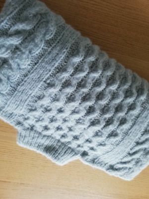 Productreview foto van klant - DROPS Brushed Alpaca Silk Uni Colour - 08 heide - Wol Garen
