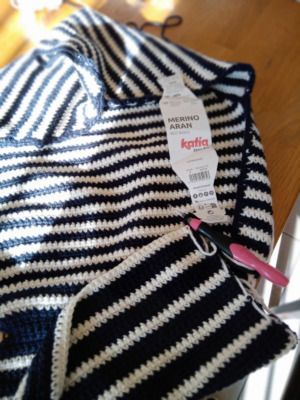 Productreview foto van klant - Katia Merino Aran - 05 donker marineblauw - Merinogaren