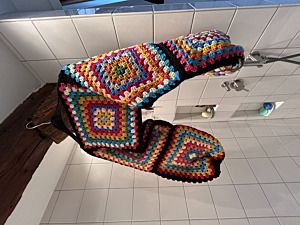Productreview foto van klant - Scheepjes Chunky Monkey - 1002 black - Acryl Garen