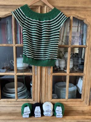 Productreview foto van klant - Lang Yarns Merino 150 - 17 groen - Merinowol Garen