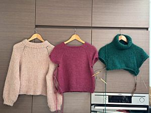 Productreview foto van klant - DROPS Air Uni Colour - 54 zoete abrikoos - Wol Garen
