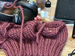 Productreview foto van klant - DROPS Snow / Eskimo Mix - 86 koper - Wol Garen