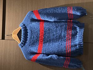 Productreview foto van klant - DROPS Karisma Uni Colour - 07 kobaltblauw - Wol Garen