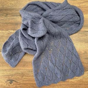 Productreview foto van klant - DROPS Brushed Alpaca Silk Uni Colour - 13 denimblauw - Wol Garen