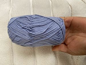 Productreview foto van klant - DROPS Safran Uni Colour - 05 lavendel - Katoen Garen