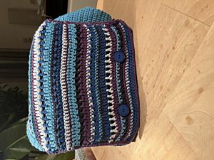 Productreview foto van klant - Scheepjes Cahlista - 384 powder blue - Katoen Garen