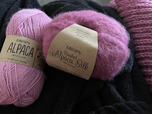 Productreview foto van klant - DROPS Alpaca Uni Colour - 9034 rozenblad - Wol Garen
