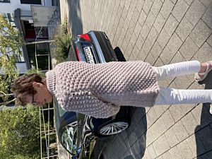 Productreview foto van klant - DROPS Snow / Eskimo Mix - 47 lichtbeige - Wol Garen