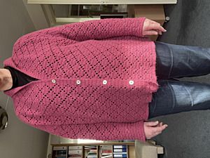 Productreview foto van klant - DROPS Alpaca Uni Colour - 3770 framboos - Wol Garen