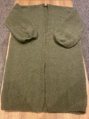 Productreview foto van klant - DROPS Brushed Alpaca Silk Uni Colour - 32 mosgroen - Wol Garen