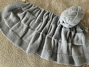 Productreview foto van klant - DROPS Merino Extra Fine Uni Colour - 39 ijsblauw - Wol Garen
