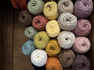 Productreview foto van klant - DROPS Safran Uni Colour - 18 naturel - Katoen Garen