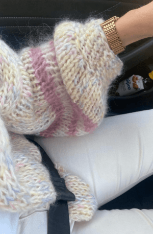 Productreview foto van klant - DROPS Kid-Silk Uni Colour - 56 marsepein - Mohair Garen