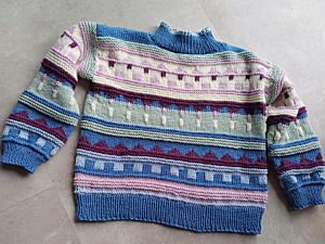 Productreview foto van klant - DROPS Big Merino Uni Colour - 07 denimblauw - Wol Garen