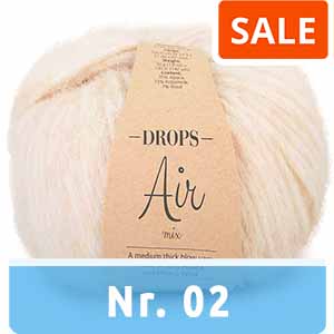 drops air 02 tarwe / wheat - lichtbeige wol kleur