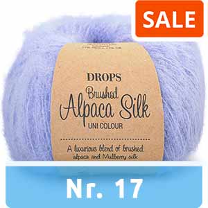 drops brushed alpaca silk 17 licht lavendelblauw