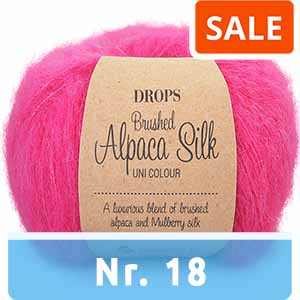 drops brushed alpaca silk alpacawol 18 certise kleur