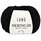 Lang Yarns Merino 120 - 04 zwart - Merinowol Garen