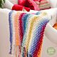 Breipatroon deken met drops eskimo - preview